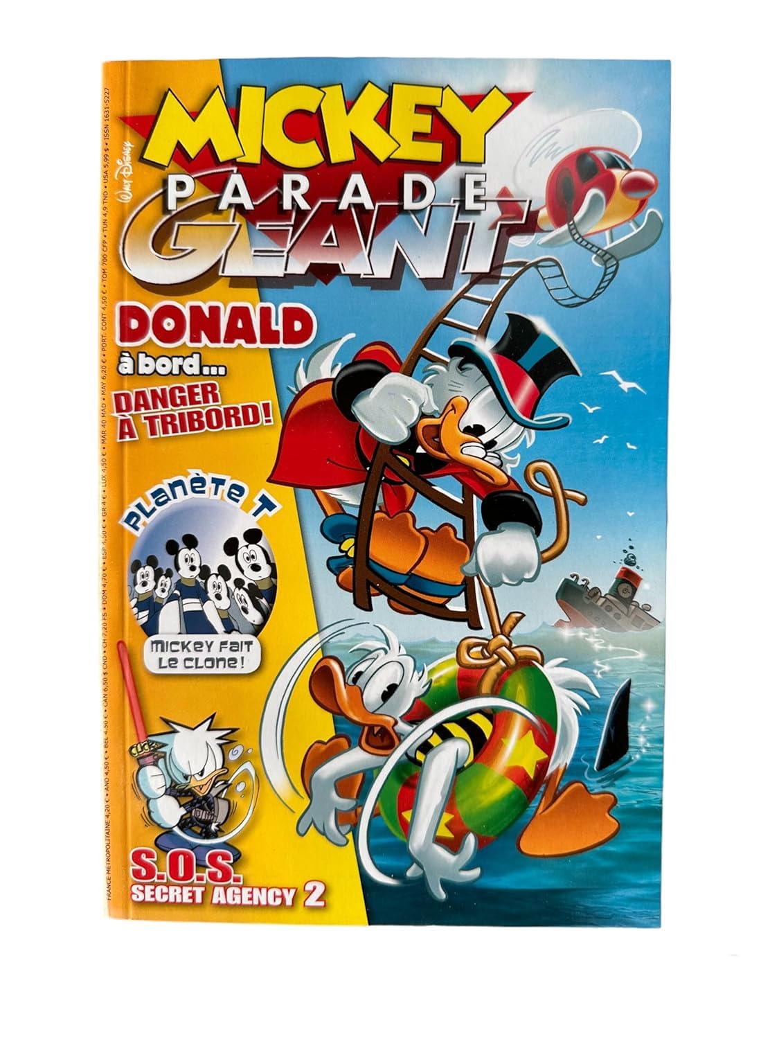 Mickey Parade Géant Numéro 329 : Donald à bord... Danger à tribord!