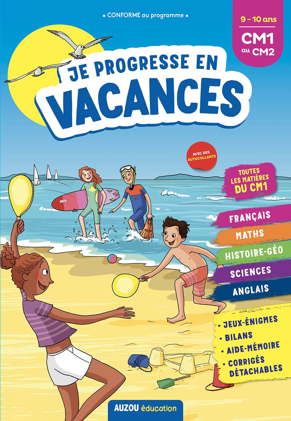 Cahier de vacances 2021 - Je progresse en vacances du CM1 au CM2