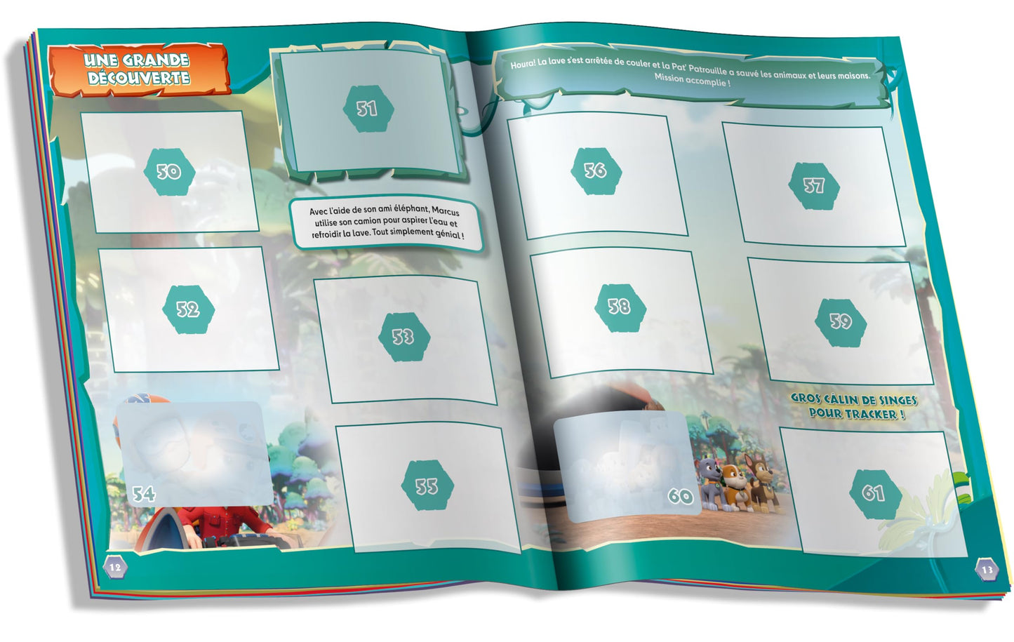 PANINI LA PAT'PATROUILLE Mission Jungle Album