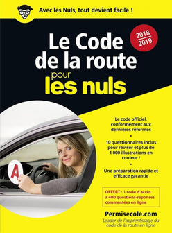 Le code de la route 2018-2019 pour les Nuls poche