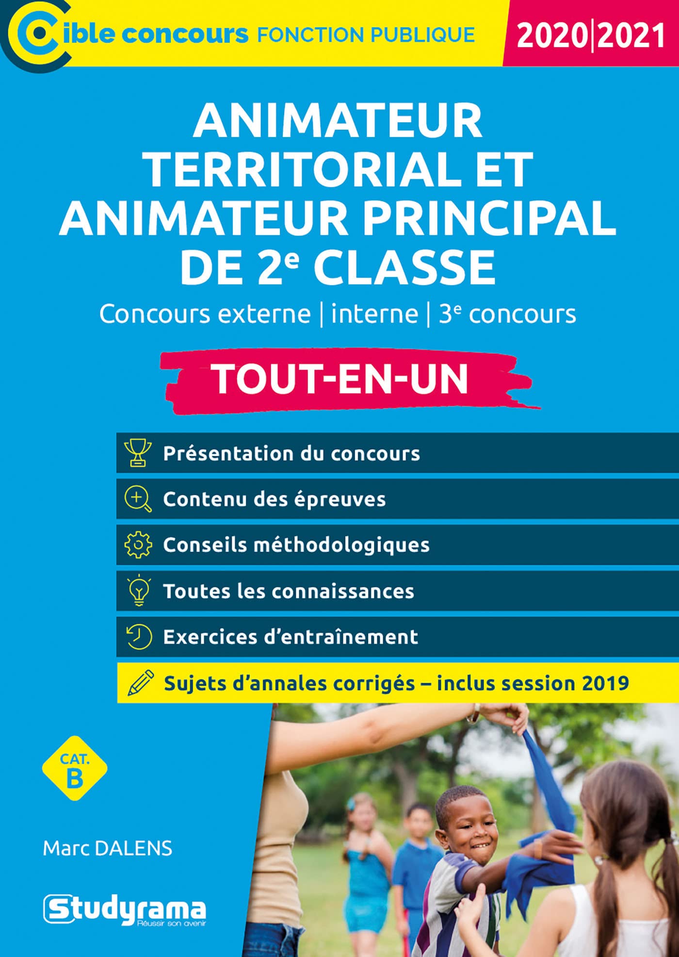 Animateur territorial - animateur principal de 2e classe - concours externe, interne et 3e classe