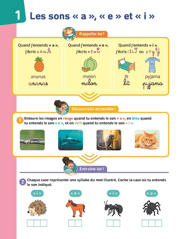 Lecture et écriture CP - Cahier Jour Soir: Conçu et recommandé par les enseignants