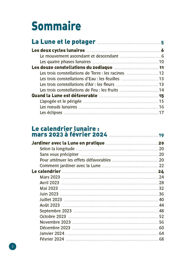 Réussir son potager avec la Lune 2023-2024