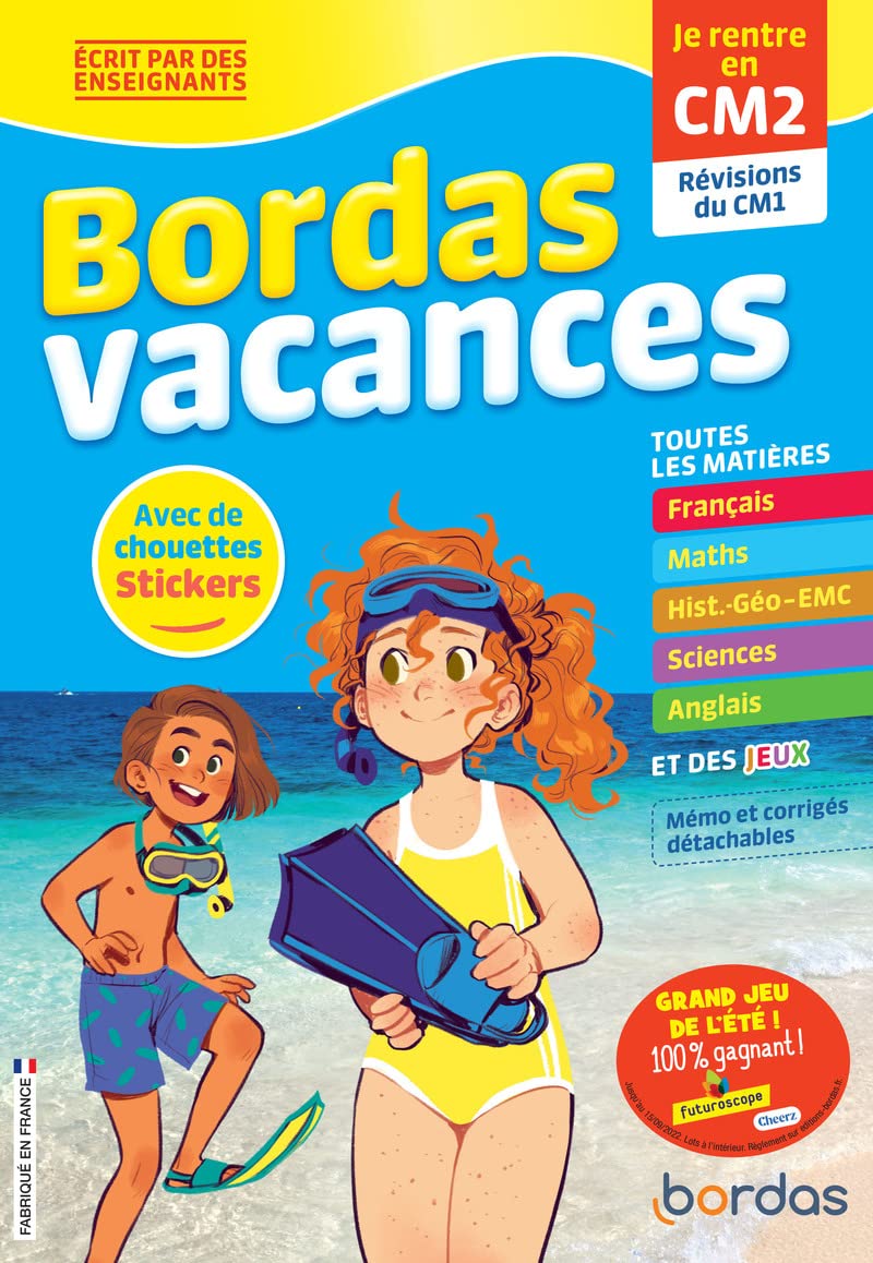 Bordas Vacances - Je rentre en CM2 - Cahier de vacances