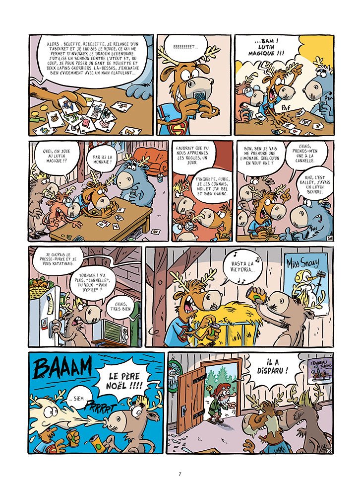 Les 4 Rennes T1: Commendo père Noel