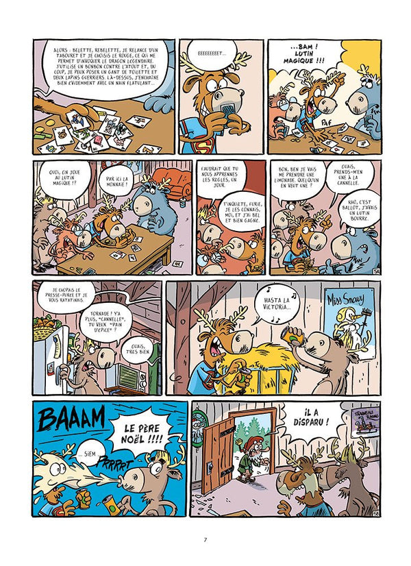 Les 4 Rennes T1: Commendo père Noel