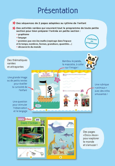 Cahier de vacances 2025, J'entre en petite section 2-3 ans: Magnard, l’inventeur du cahier de vacances