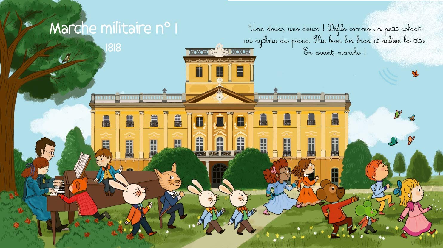 Mon petit Schubert Livre sonore avec 6 puces Dès 1 an
