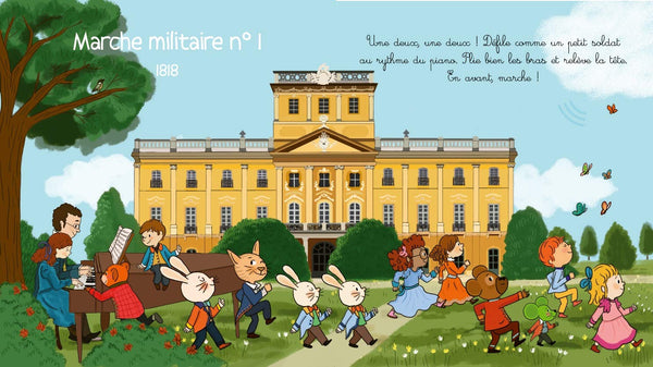 Mon petit Schubert Livre sonore avec 6 puces Dès 1 an