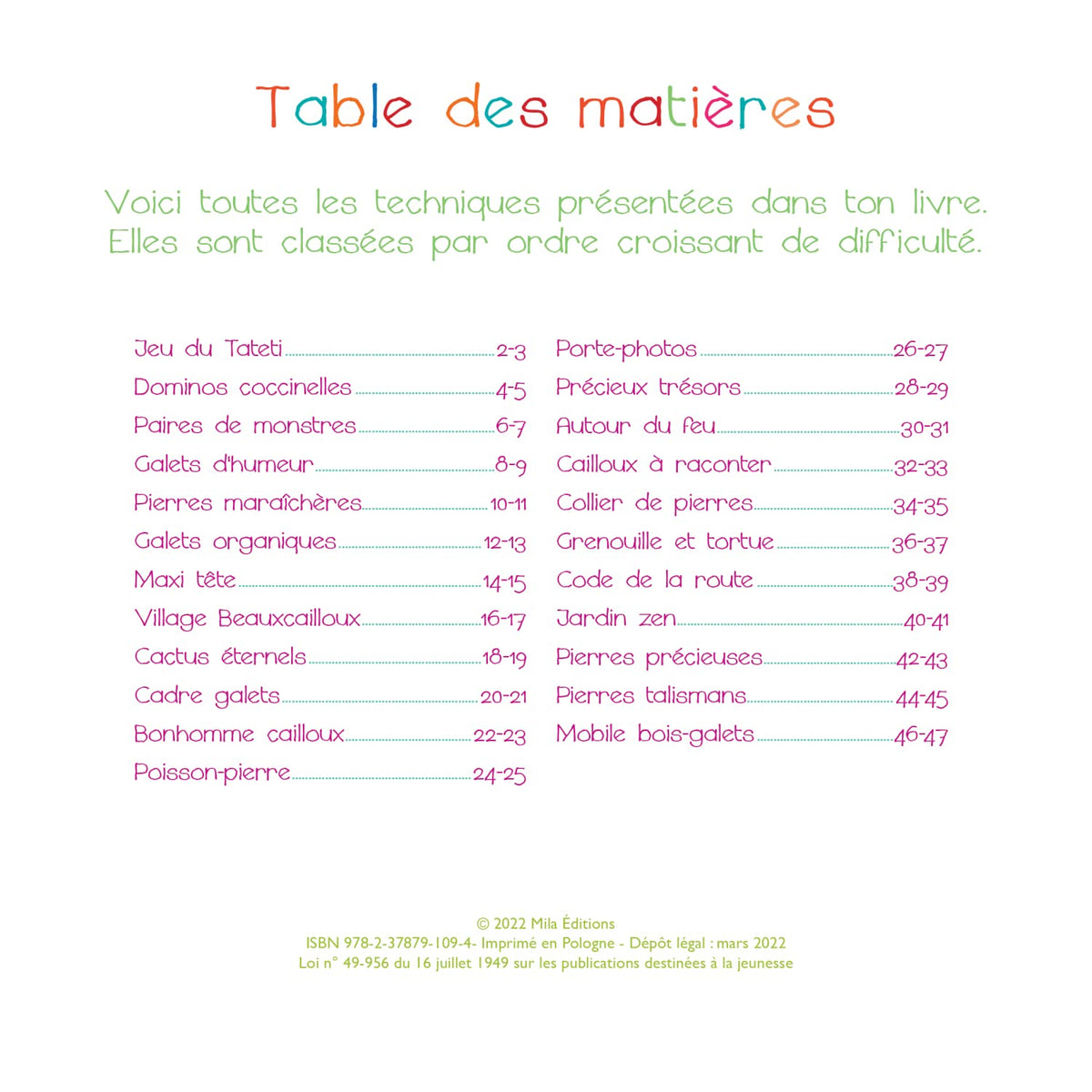 Mon petit atelier d’artiste : Cailloux et galets