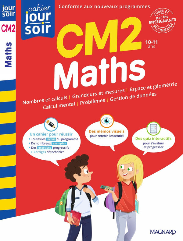 Maths CM2 - Cahier Jour Soir: Conçu et recommandé par les enseignants