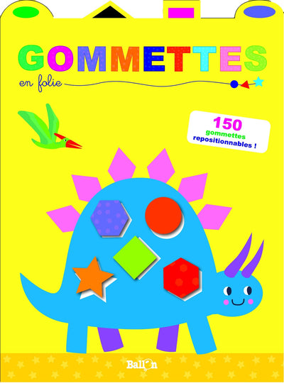Gommettes en folie (dinosaure)