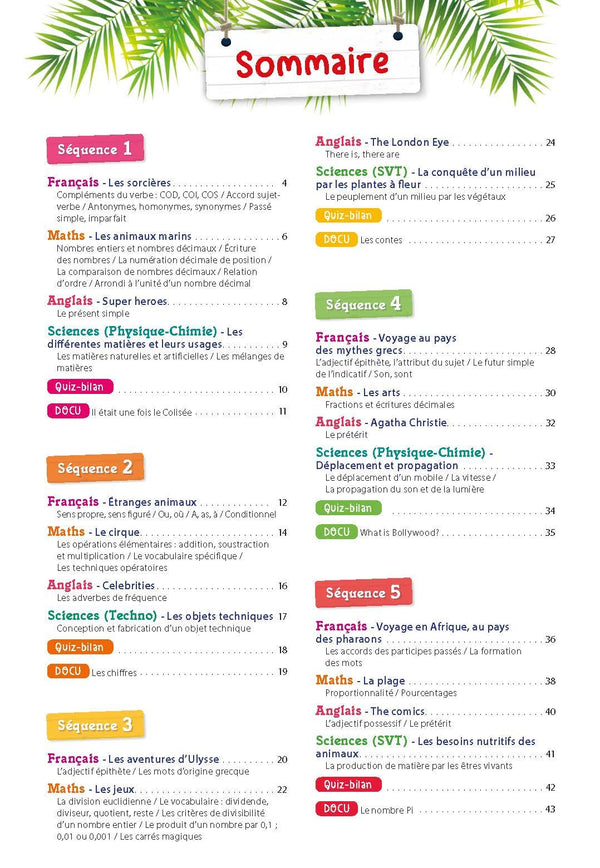 Cahier de vacances 2025, de la 6e vers la 5e: Magnard, l'inventeur des cahiers de vacances
