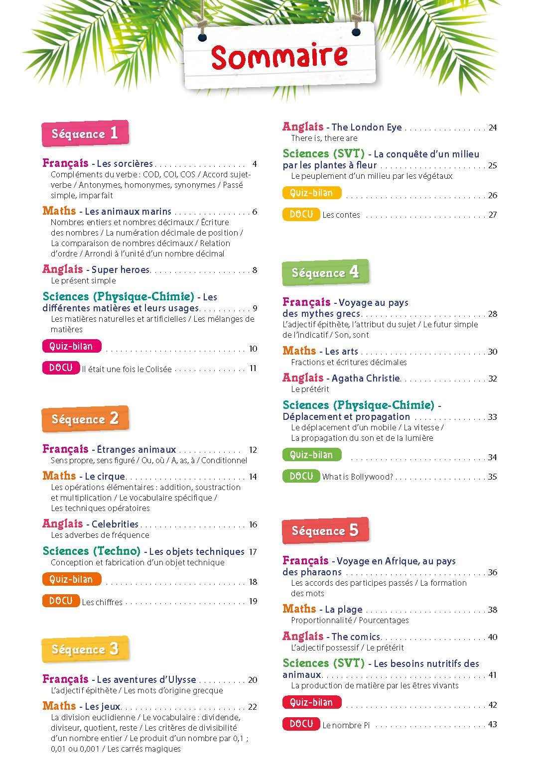 Cahier de vacances 2025, de la 6e vers la 5e: Magnard, l'inventeur des cahiers de vacances