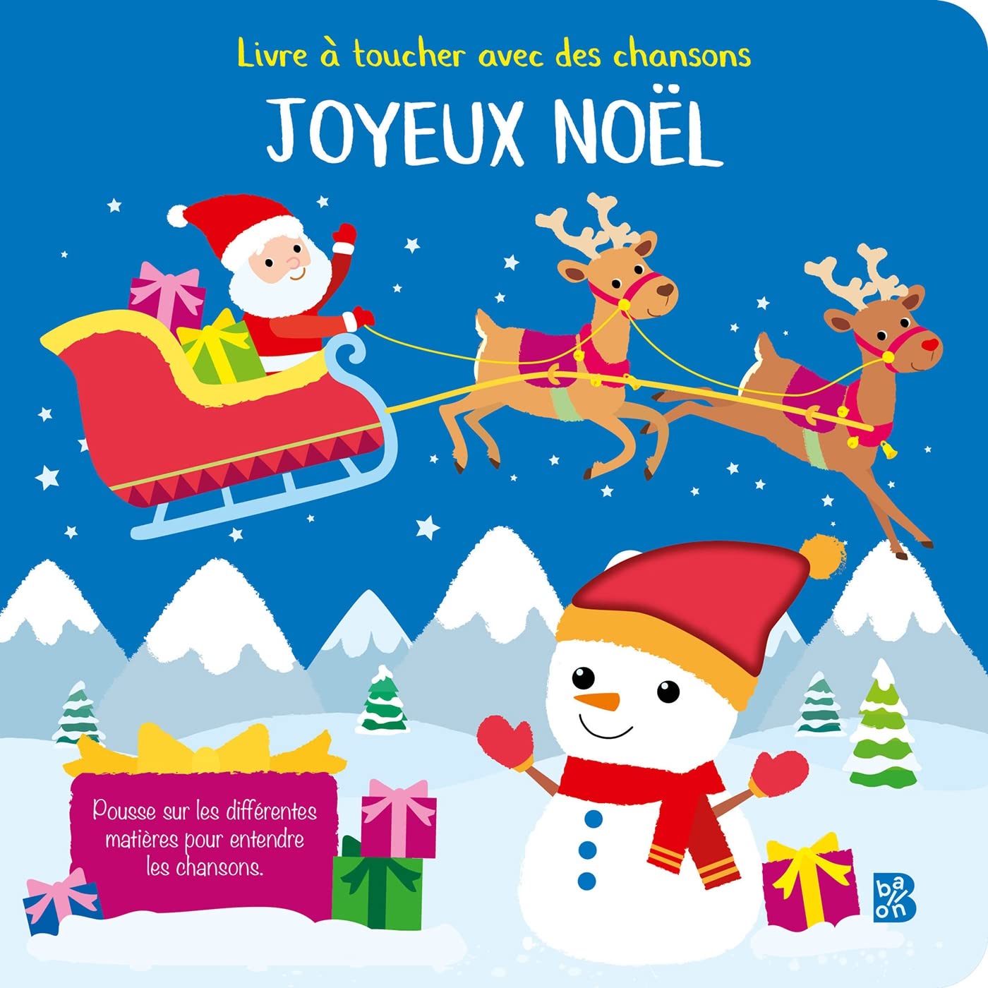 Livre sonore à toucher Noël