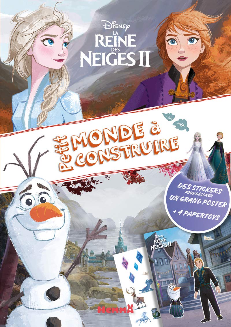 Disney La Reine des Neiges 2 - Petit monde à construire - Loisirs créatifs - Dès 4 ans