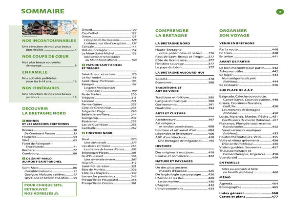 Guide Vert Bretagne Nord: De Rennes à la presqu'île de Crozon