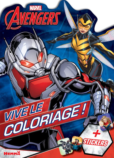 Marvel Avengers – Vive le coloriage ! – Livre de coloriage avec stickers – Dès 4 ans