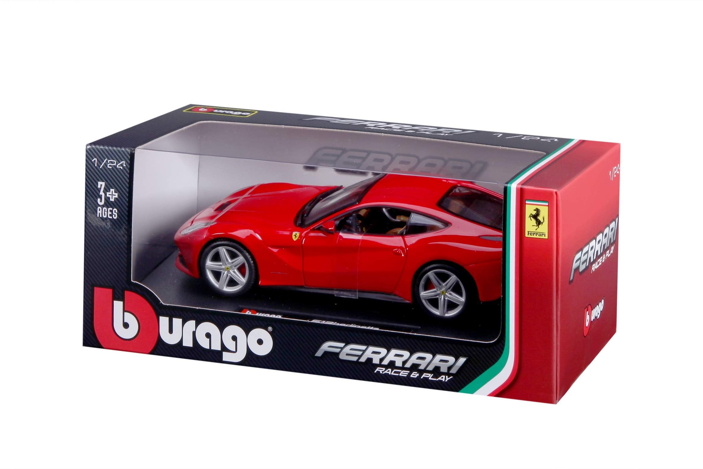 BBurago Maisto France - 26007 - Véhicule miniature - Ferrari F12 Berlinetta - Échelle 1/24 - Couleur aléatoire