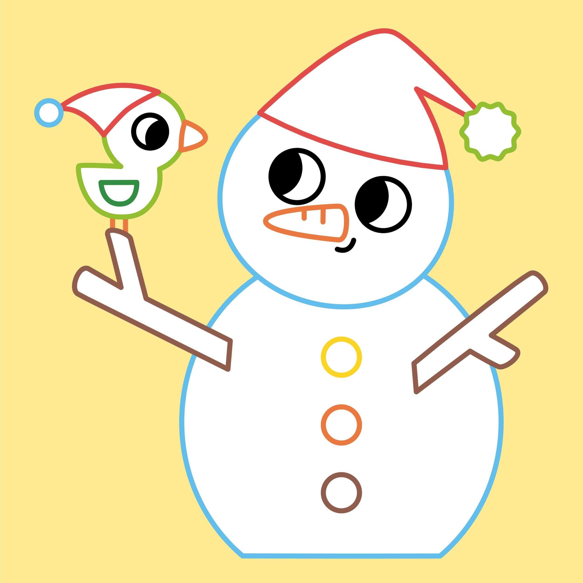 Mes premiers coloriages sans dépasser - Joyeux Noël !