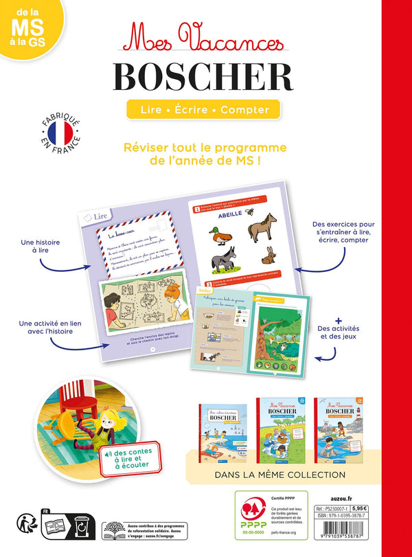 MES VACANCES BOSCHER - DE LA MS A LA GS