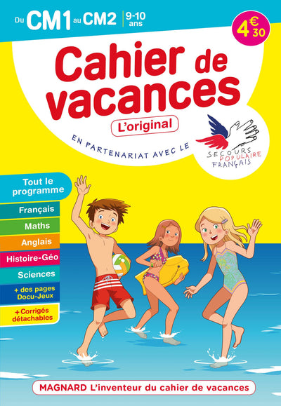 Cahier de vacances 2022, du CM1 vers le CM2 9-10 ans: Magnard, l’inventeur du cahier de vacances