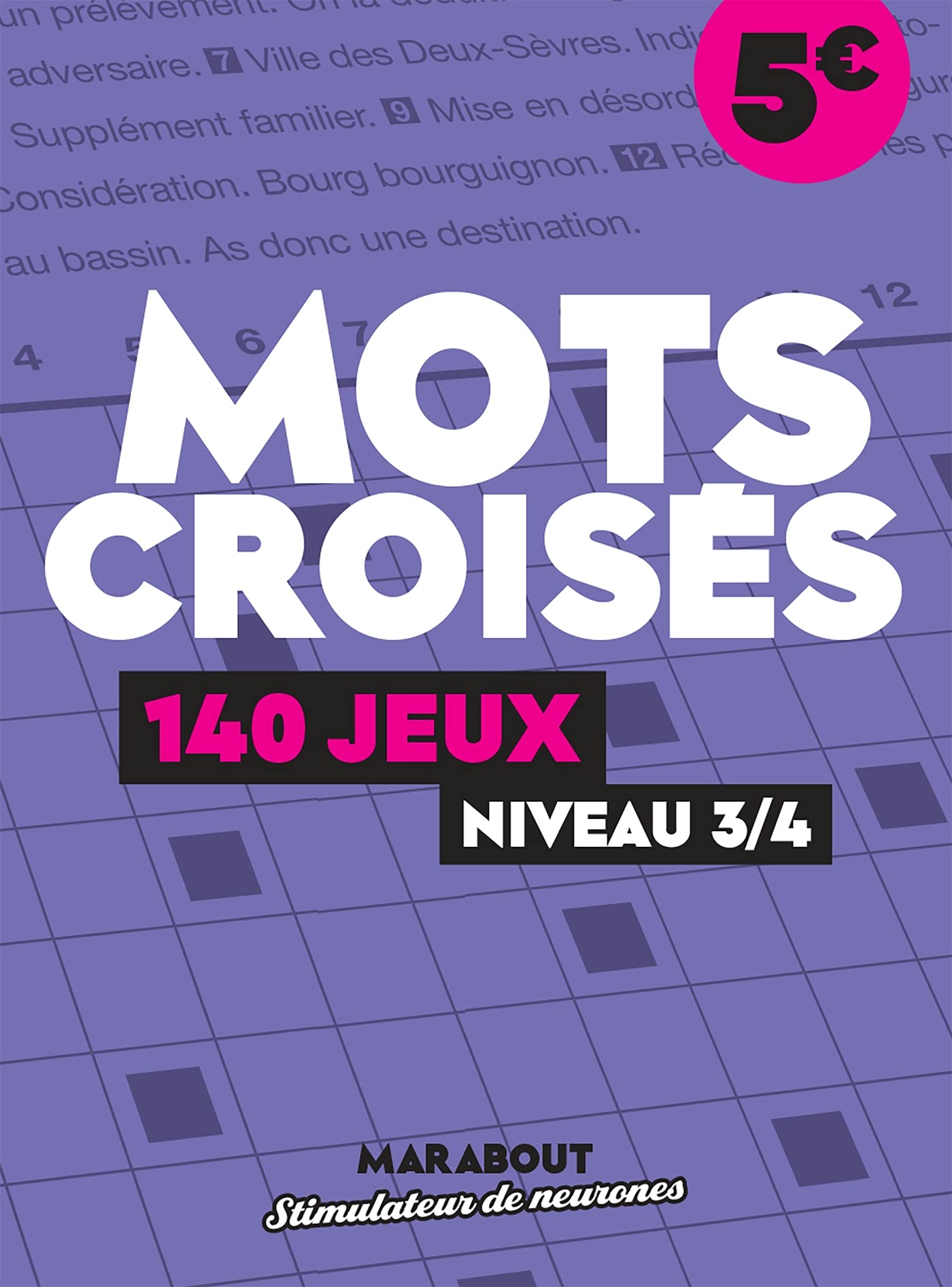 Cahier de Jeux Mots croisés