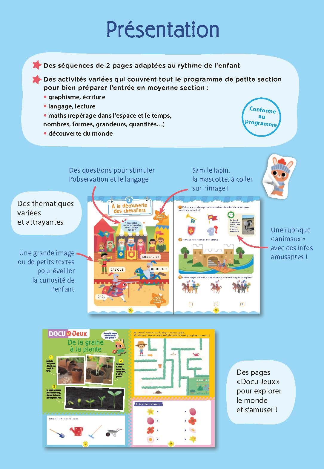 Cahier de vacances 2025, de la PS vers la MS 3-4 ans: Magnard, l’inventeur du cahier de vacances