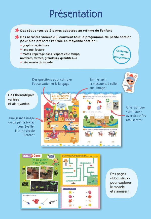 Cahier de vacances 2025, de la PS vers la MS 3-4 ans: Magnard, l’inventeur du cahier de vacances