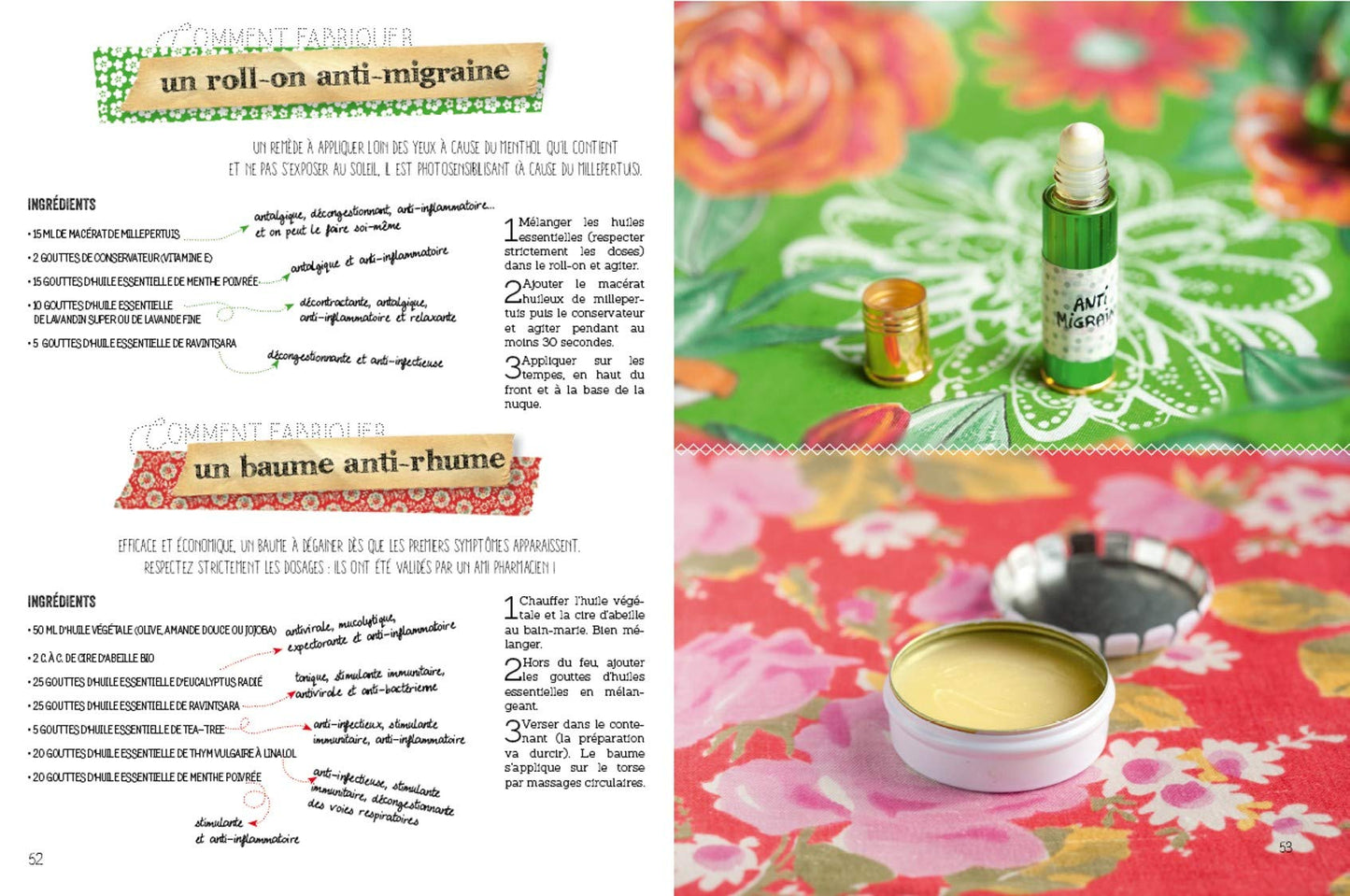 Tout faire soi-même remèdes naturels - DIY végétal et sain pour son hygiène et sa santé : basiques de médecine douce, soins au naturel (cataplasme, inhalation, sirop, baume, gel, fleur de Bach)