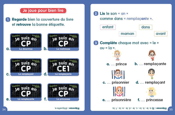Je suis en CP - Niveau 2 - La remplacante