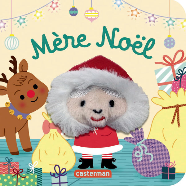Mère Noël: Livre marionnette pour bébé - dès 3 mois