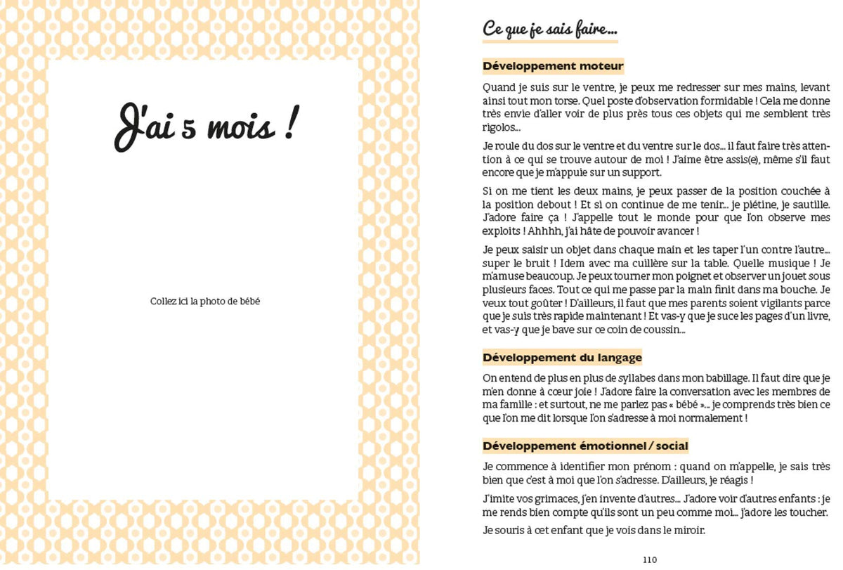 Le journal de mon bébé, 3e édition