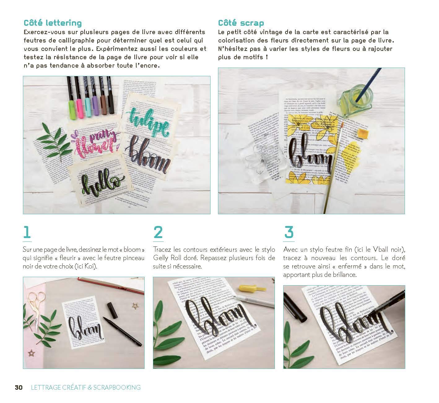 Scrapbooking & lettrage créatif - L'art de l'écriture à la main pour sublimer vos créations