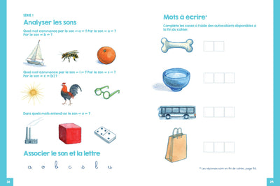 Mon cahier d'activités montessori: Avec un chapitre pour apprendre l'anglais en chantant