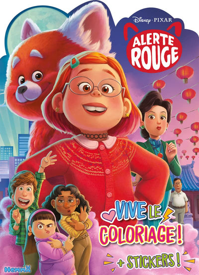 Disney Pixar Alerte Rouge – Vive le coloriage ! – Livre de coloriage avec stickers – Dès 4 ans