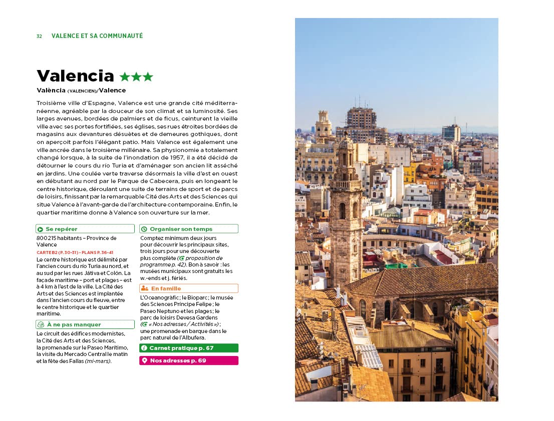 Guide Vert Espagne côté Est : Valence, Costa Blanca, Aragon, Saragosse