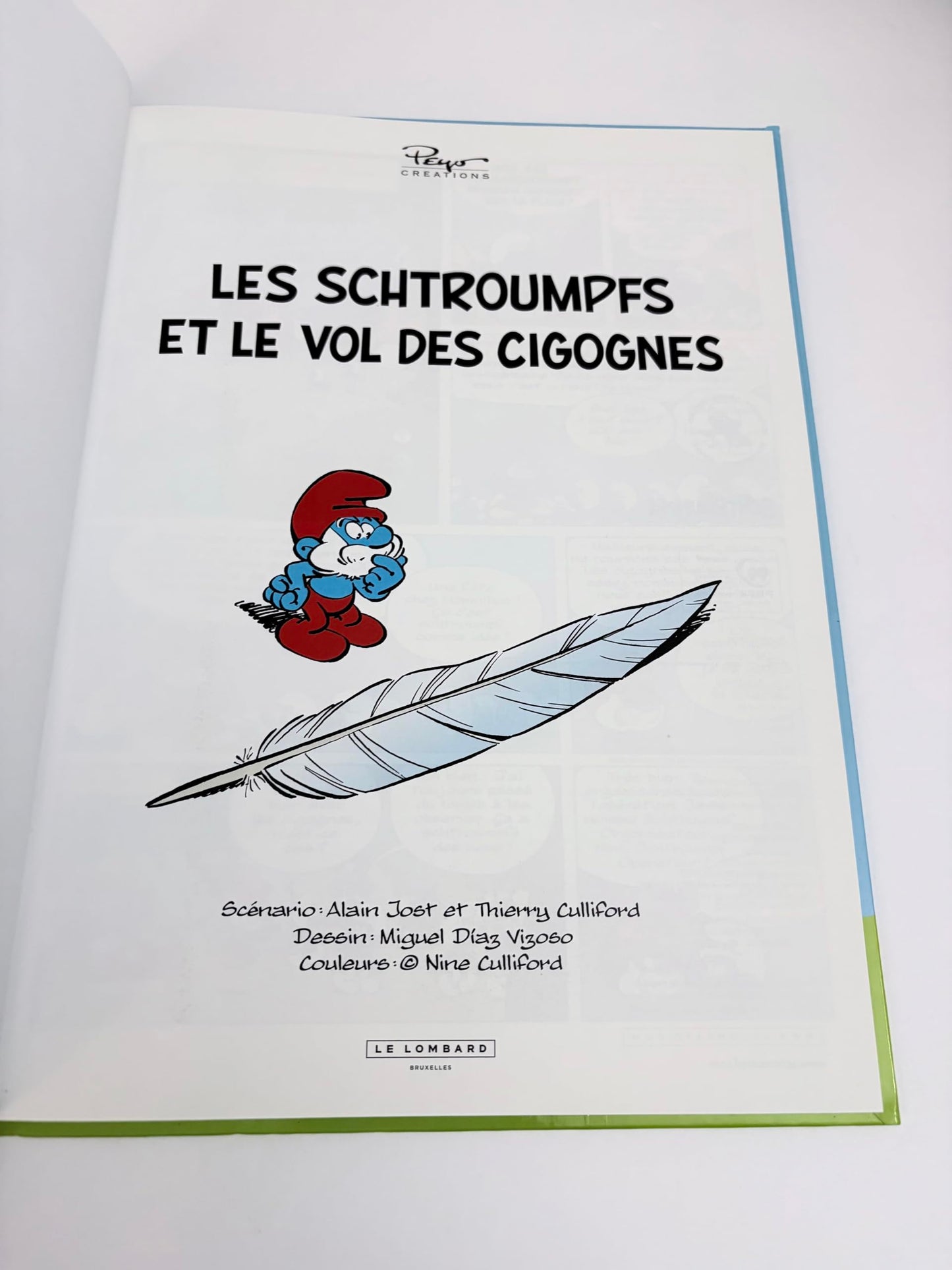 Les Schtroumpfs Lombard - Tome 38 - Les Schtroumpfs et le vol des cigognes