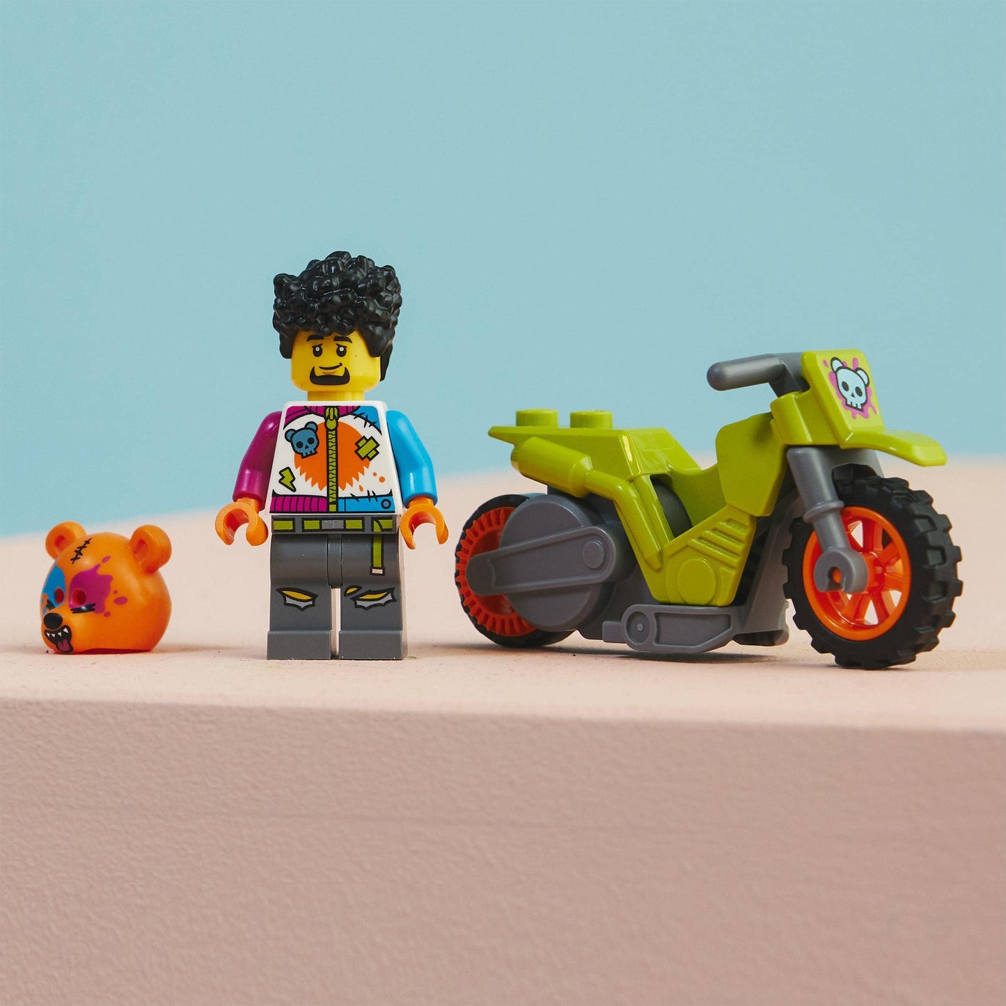 LEGO City Stuntz 60356 La Moto de Cascade de l’Ours, Jouet pour Effectuer des Sauts et des Figures, Jeu pour Garçons et Filles 5 Ans, Idée Cadeau