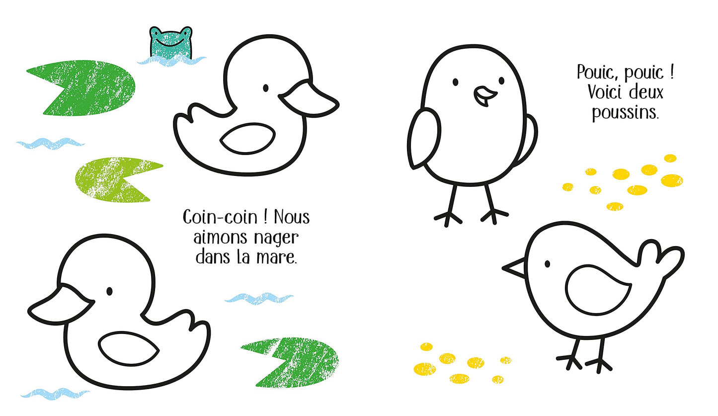 Le printemps - Mes petits coloriages Usborne