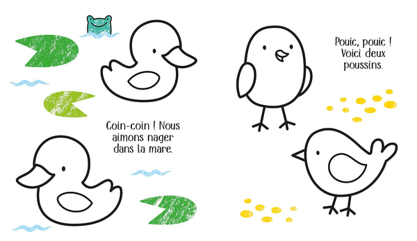 Le printemps - Mes petits coloriages Usborne