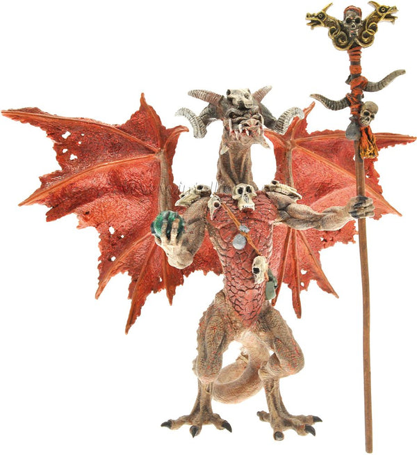 Plastoy - 60228 - Figurine - Le Dragon - Sorcier - Rouge