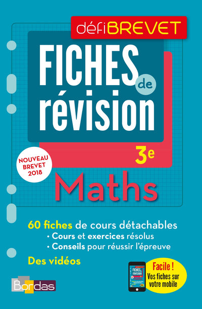 Defibrevet - fiches de révision - maths 3e