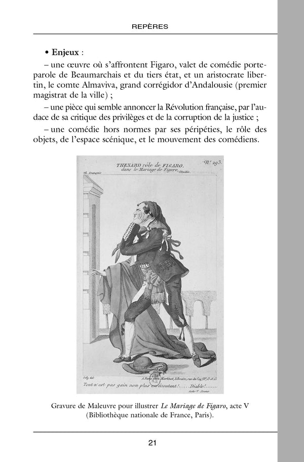 Classiques Bordas - Le Mariage de Figaro - Beaumarchais