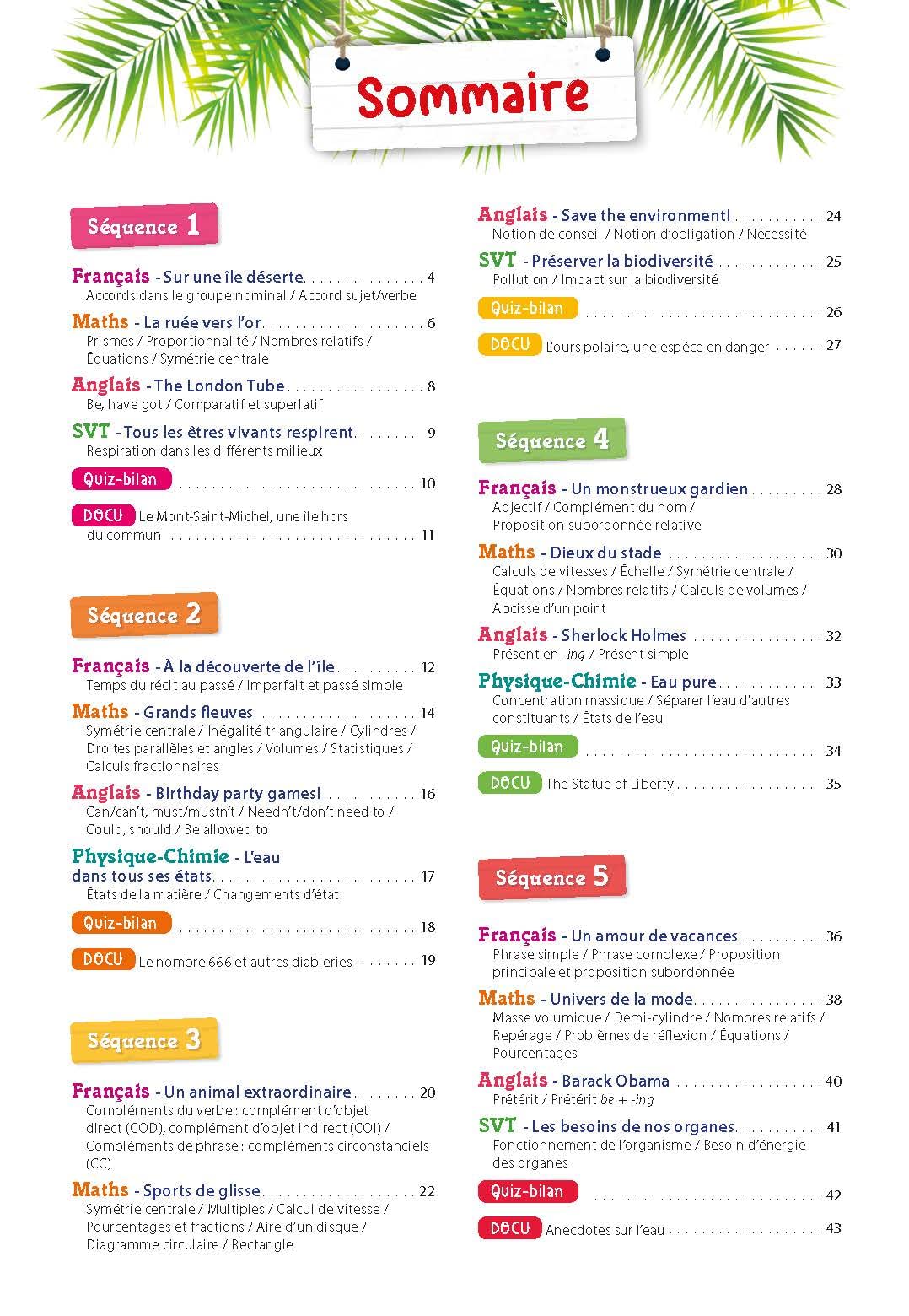 Cahier de vacances 2025, de la 5e vers la 4e: Magnard, l'inventeur des cahiers de vacances