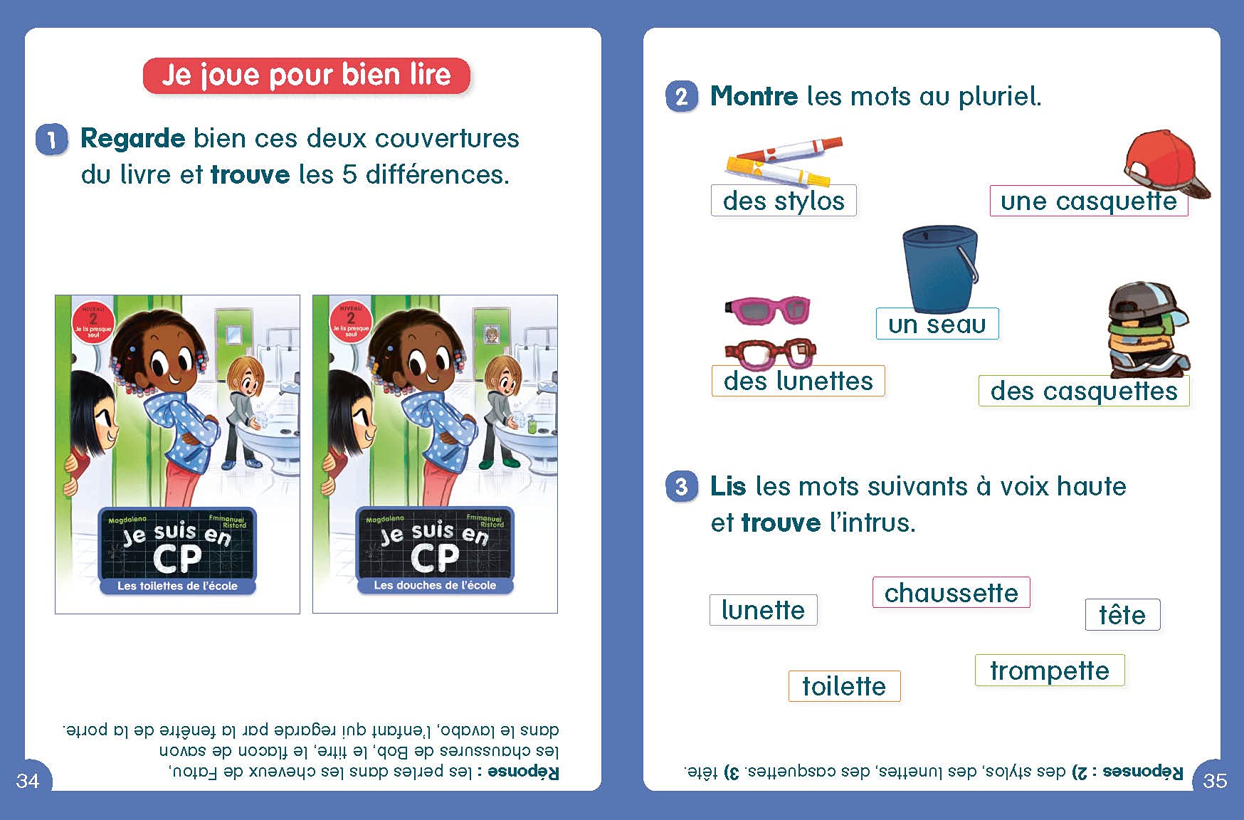 Je suis en CP - Niveau 2 - Les toilettes de l'école