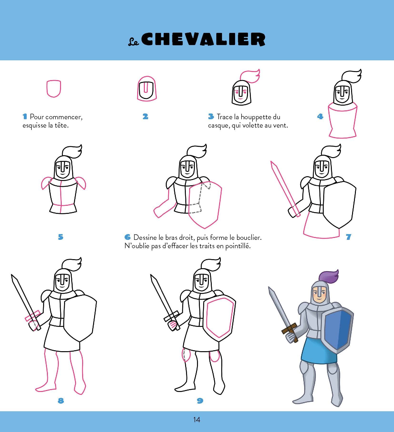 Mes dessins super faciles - Princesses et chevaliers