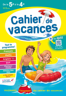 Cahier de vacances 2024, de la 5e vers la 4e: Magnard, l'inventeur des cahiers de vacances