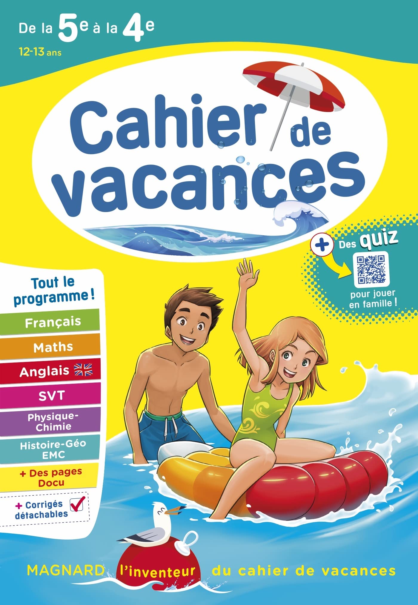 Cahier de vacances 2025, de la 5e vers la 4e: Magnard, l'inventeur des cahiers de vacances