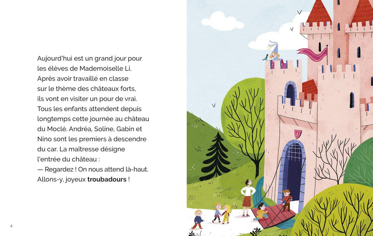 Joyeuse visite au château